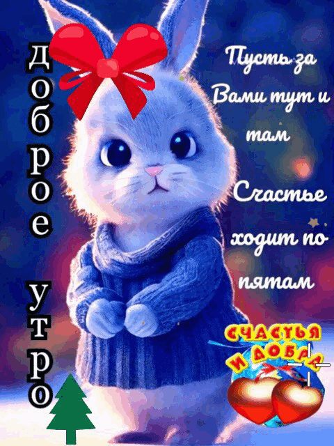 Гифки с Добрым зимним утром красивые и новые. Прикольные гифки "Доброе зимнее утро"
