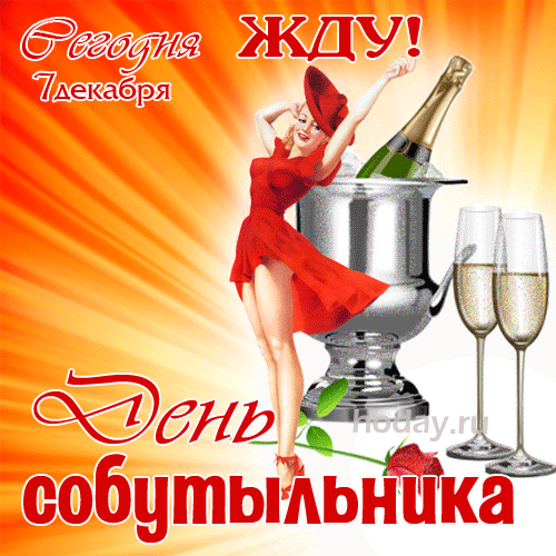 Прикольные картинки и открытки с Днем собутыльника. День собутыльника - смешные гифки