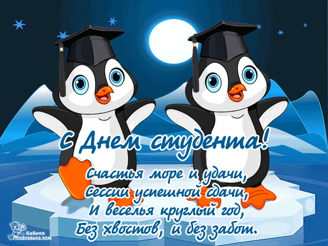 Прикольные Картинки с Днем Студента . Гифки с Днем студента (картинки анимированные)