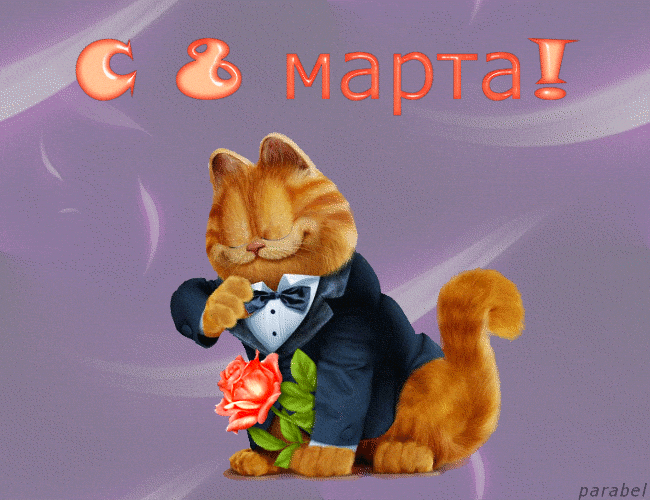 Красивые и прикольные гифки с 8 Марта. Прикольные гифки с 8 марта