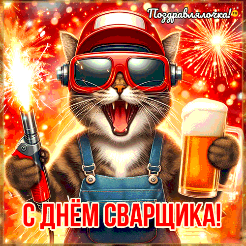 Картинки с Днем сварщика. Гифки с Днем сварщика (картинки с анимацией)