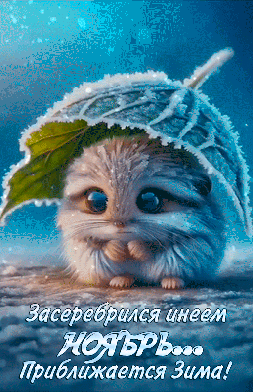 Красивые картинки Доброе утро ноября. Картинки с добрым утром ноября