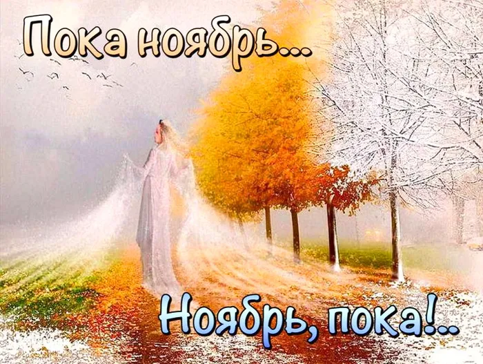Картинки с последним днем осени. Картинки с последним днем ноября