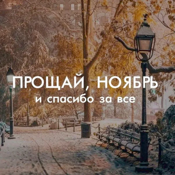 Картинки с последним днем осени. Картинки с последним днем ноября