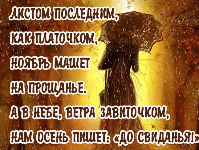 Картинки с последним днем осени. Картинки " С последним днем осени" 2024