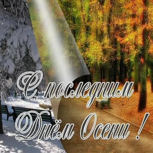 Картинки с последним днем осени. Красивые картинки "С последним днём осени"