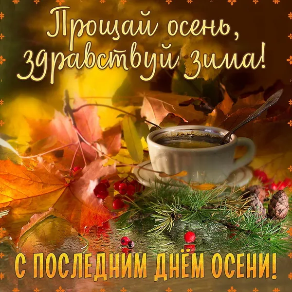 Картинки с последним днем осени. Красивые картинки "С последним днём осени"