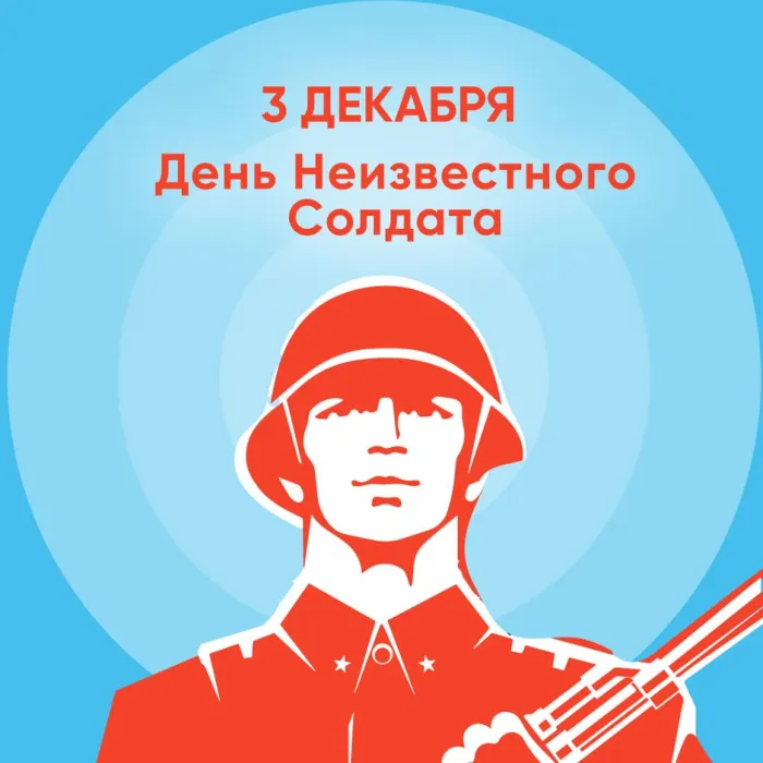 Картинки и открытки с Днем Неизвестного Солдата. Красивые картинки с Днём Неизвестного Солдата
