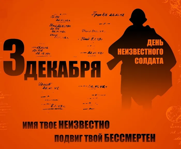 Картинки и открытки с Днем Неизвестного Солдата. Красивые картинки с Днём Неизвестного Солдата