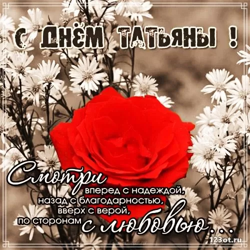Красивые открытки с Днем Татьяны . Картинки с Днем Татьяны 25 января