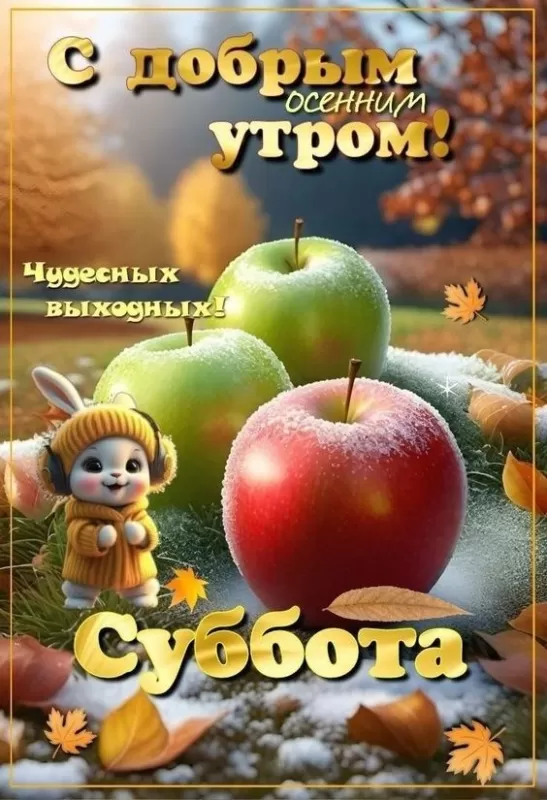 Картинки Доброе утро субботы. Красивые картинки Доброе субботнее утро 