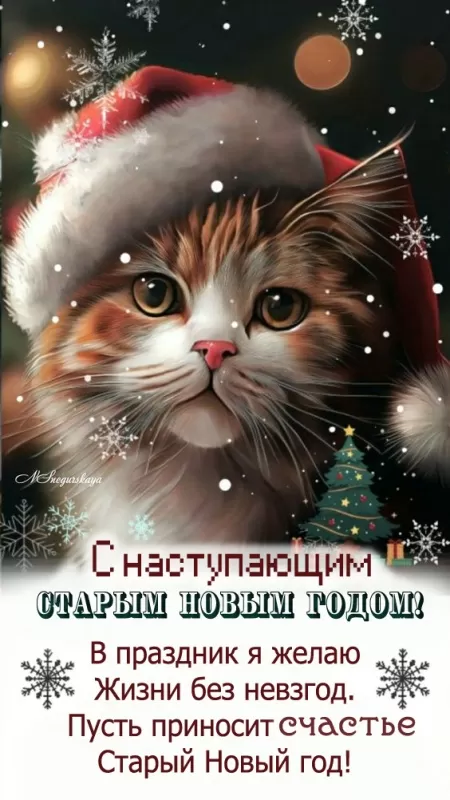 Картинки со Старым Новым годом. Картинки с Наступающим Старым Новым годом