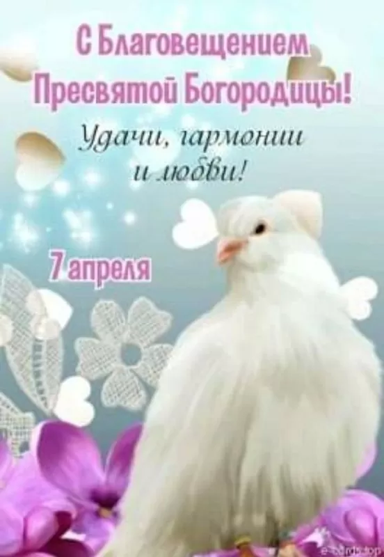 Картинки с Благовещением Пресвятой Богородицы. Красивые картинки с Благовещением 