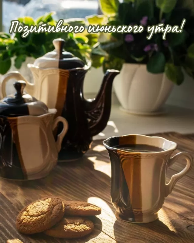 Картинки и открытки с добрым июньским утром . Картинки с добрым июньским утром 