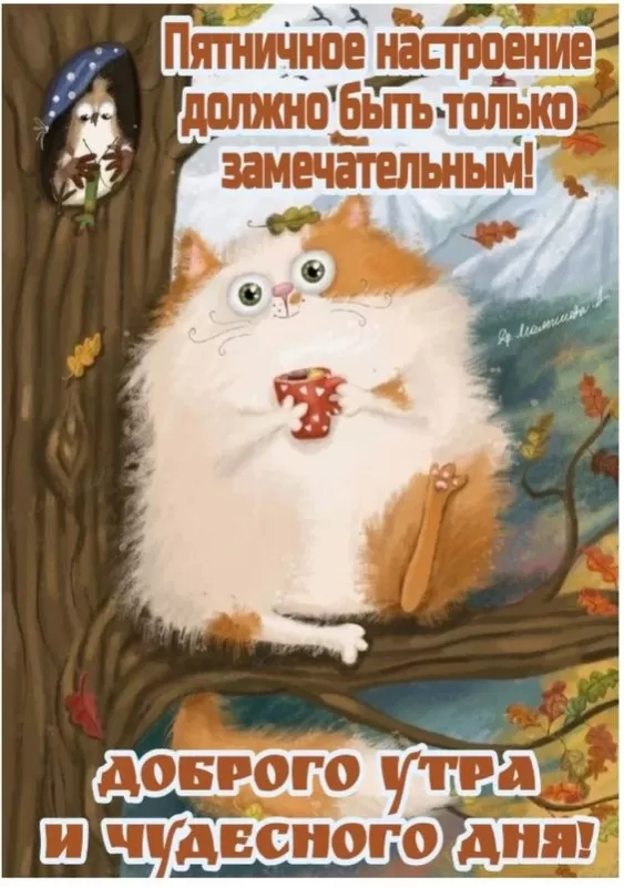 Прикольные картинки с Пятницей. Прикольные картинки Доброе утро пятницы