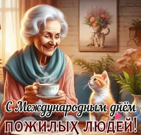 Картинки с Днем пожилых людей