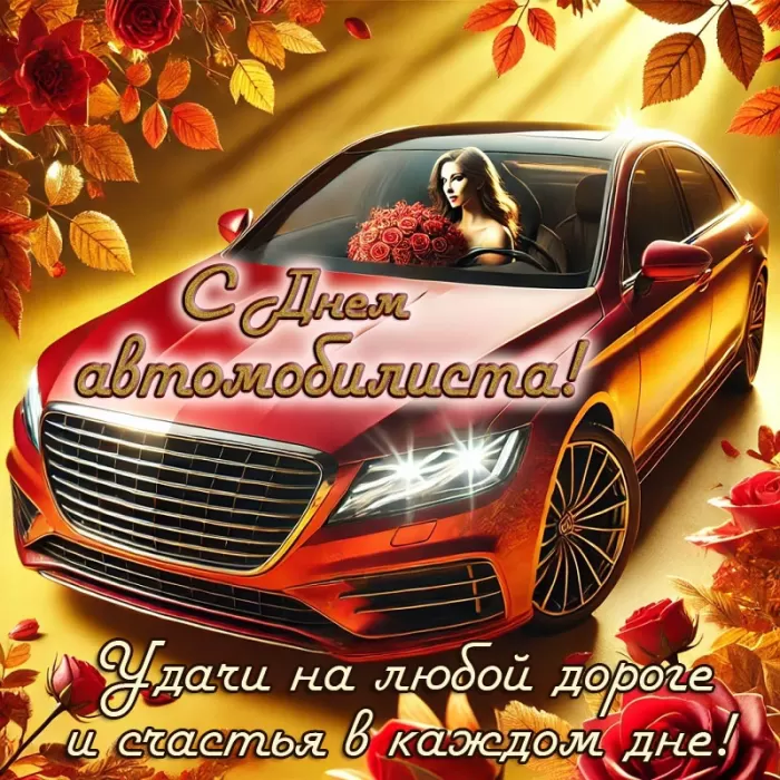 Картинки с Днем автомобилиста. Картинки "С Днем автомобилиста" красивые и новые