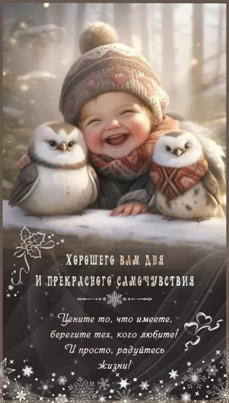 Картинки Доброе утро января. С Добрым утром января - картинки с пожеланиями