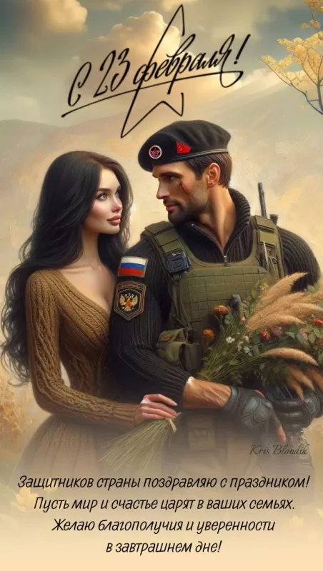 Красивые открытки с 23 февраля . Открытки с 23 февраля красивые и новые