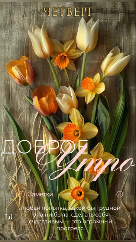 Картинки Доброе утро четверга