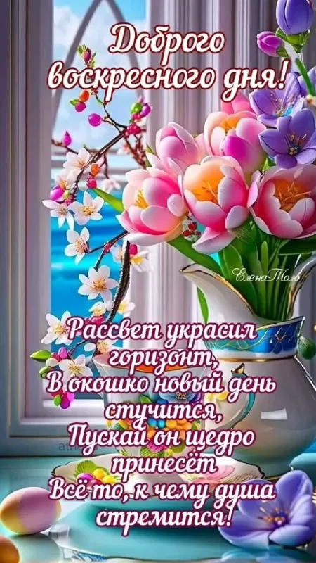 Картинки с Добрым утром воскресенья. Красивые картинки с Добрым утром воскресенья