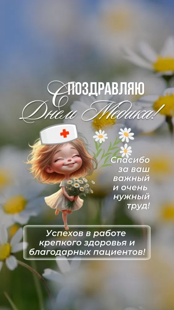 Картинки и открытки "С Днем медицинского работника" . Красивые картинки с Днем медицинского работника