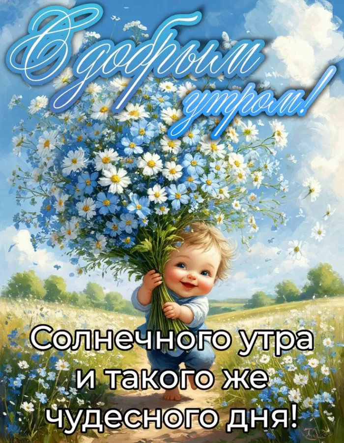 Открытки Доброе июльское утро (80 картинок). Картинки "Доброго июльского утра" позитивные