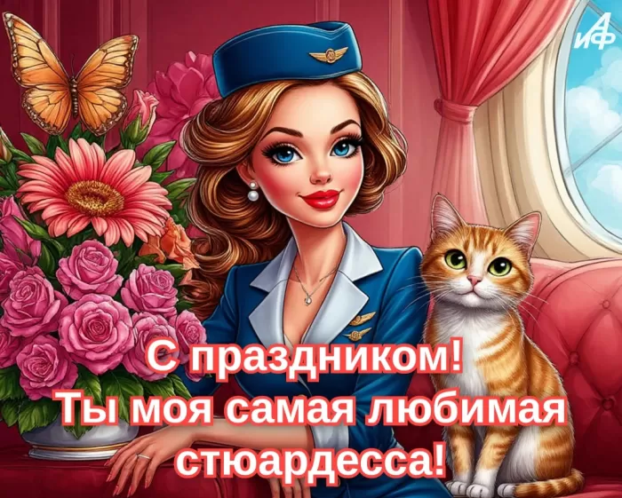 С Днем бортпроводника – красивые картинки и поздравления. Красивые картинки с Днем бортпроводника