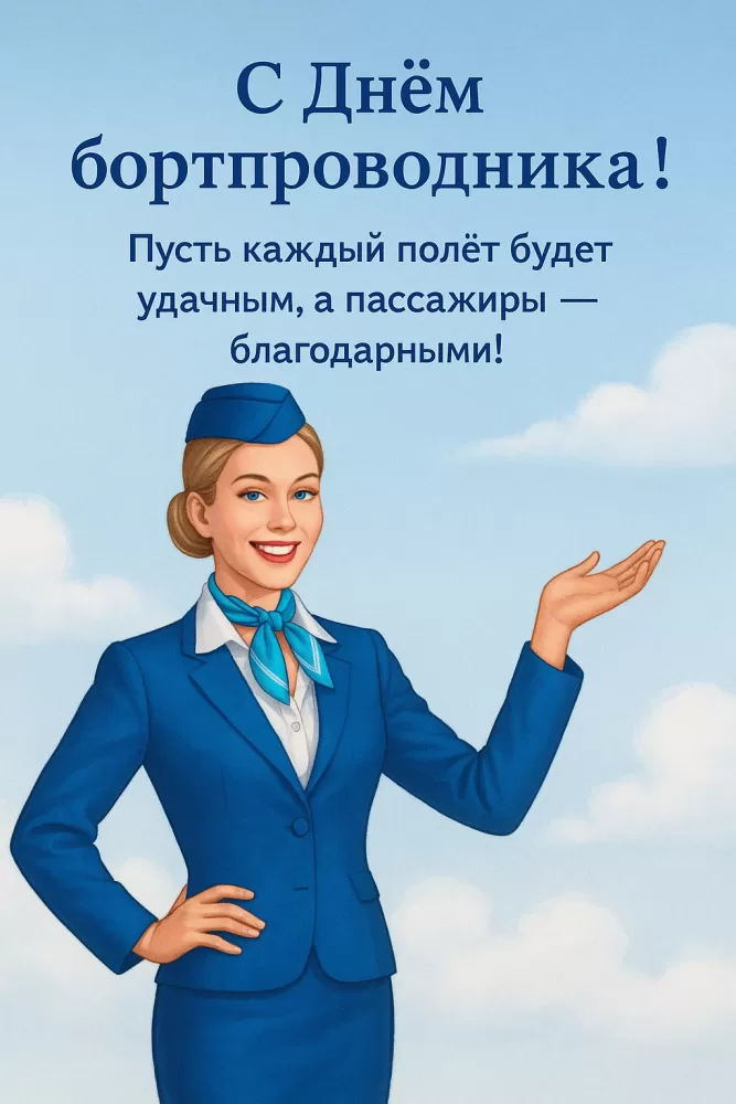 С Днем бортпроводника – красивые картинки и поздравления