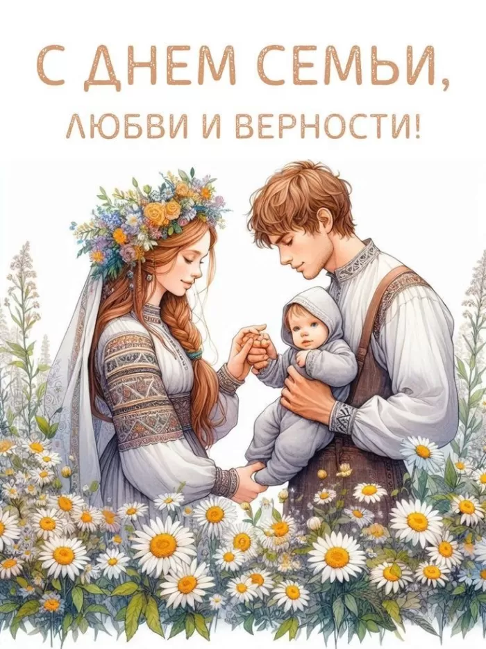 Красивые картинки с Днем семьи, любви и верности . Красивые картинки с Днем семьи, любви и нежности 