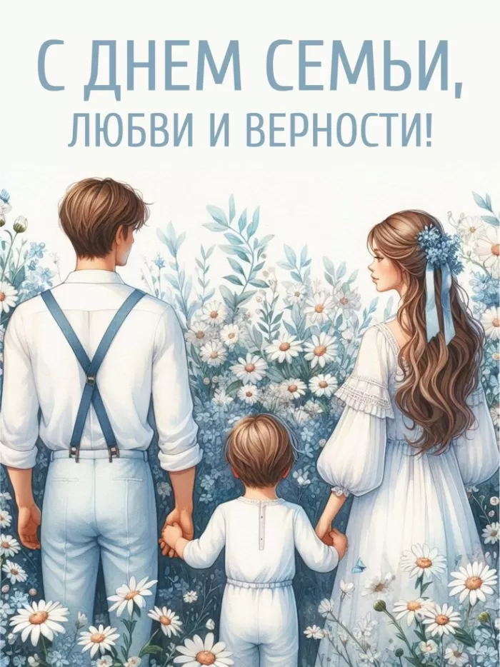 Красивые картинки с Днем семьи, любви и верности . Красивые картинки с Днем семьи, любви и нежности 