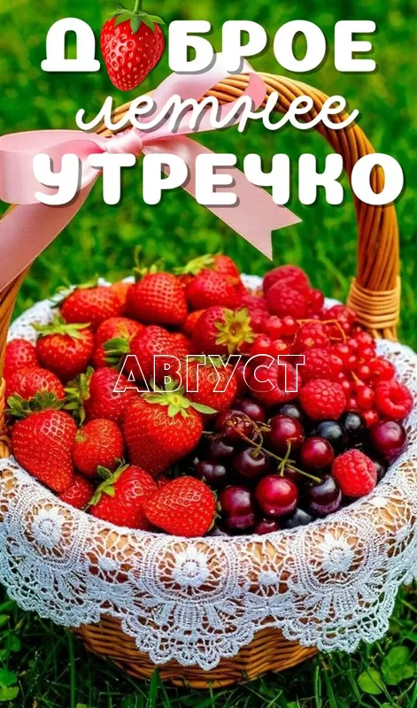 Доброе утро августа - картинки красивые и позитивные. Картинки Доброе утро августа красивые и новые