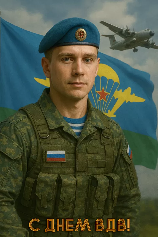 Открытки с Днем ВДВ (80 картинок). Красивые открытки на день ВДВ