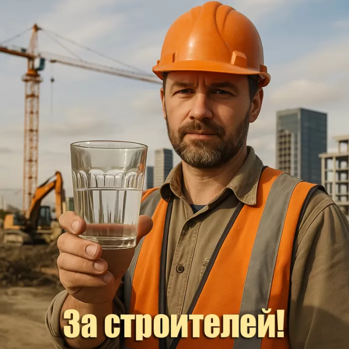 Картинки с Днем строителя красивые и прикольные. Красивые открытки на День строителя 2025