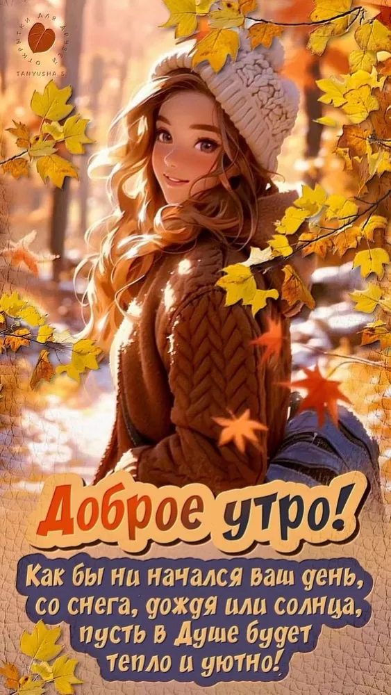Картинки и открытки Доброе осеннее утро
