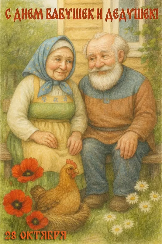 Открытки с Днем бабушек и дедушек