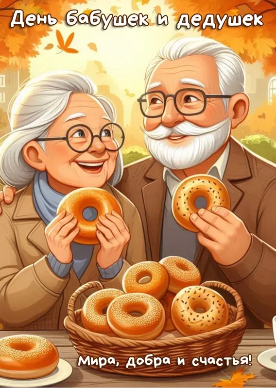 Открытки с Днем бабушек и дедушек. Открытки на День бабушек и дедушек красивые и новые