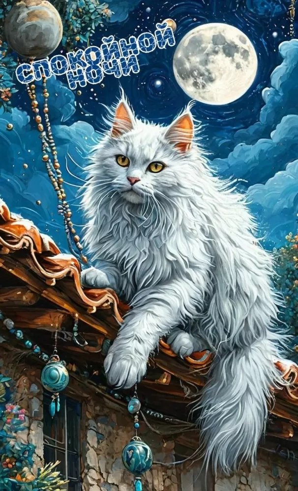 Красивые зимние картинки Доброй ночи. Красивые зимние картинки Доброй ночи