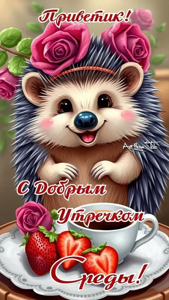 Красивые картинки Доброе утро среды. Картинки Доброе утро среды